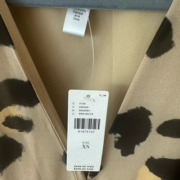 Anthropologie HUTCH Lala Leopard Wrap Maxi Dress XS - Picture 8 of 15